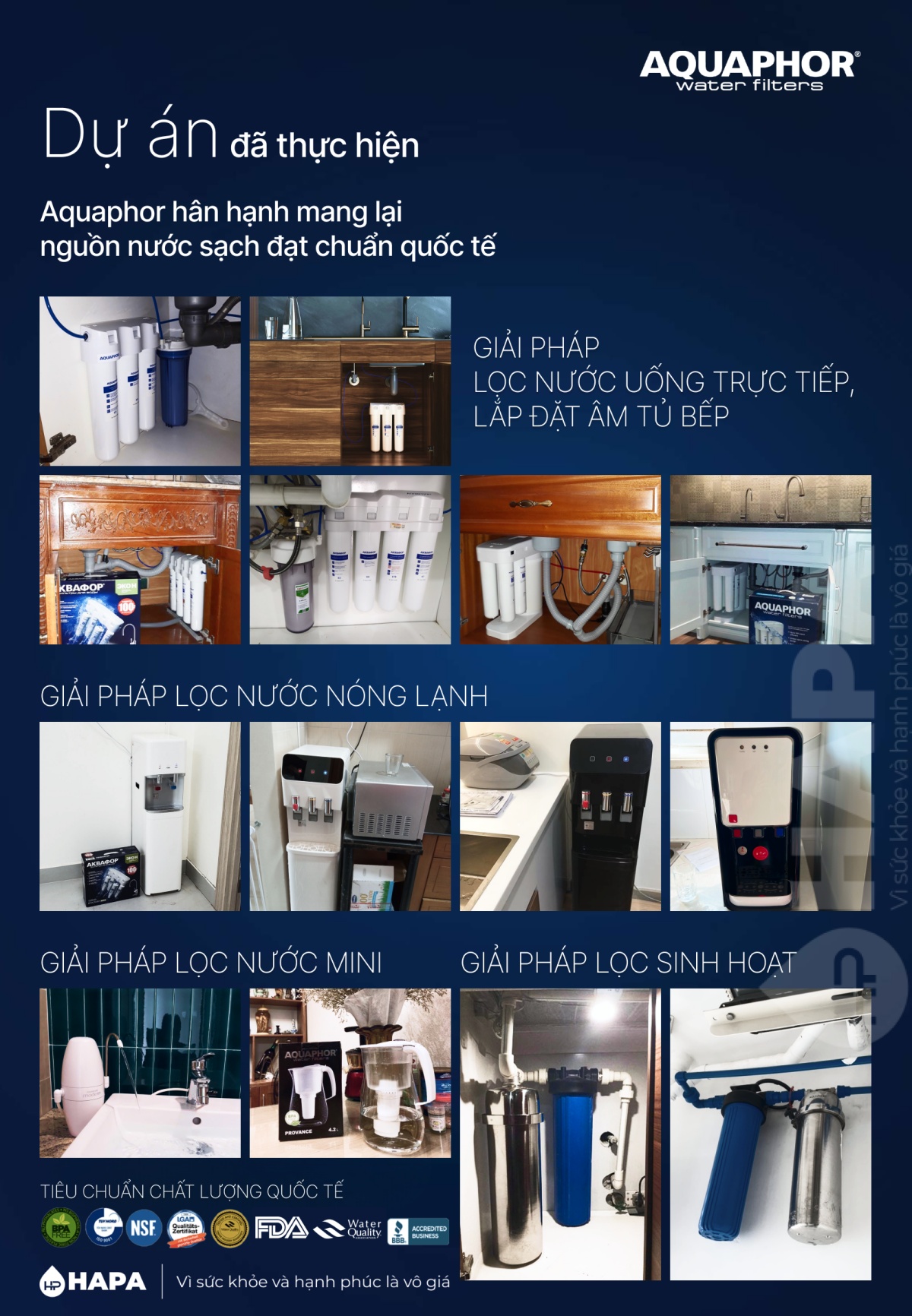 Máy Lọc Nước AQUAPHOR CRYSTAL H Chuẩn Nước Khoáng Uống Trực Tiếp, Công Nghệ NANO Aqualen, Không Dùng Điện - Nhập Khẩu Châu Âu , Hàng Chính Hãng