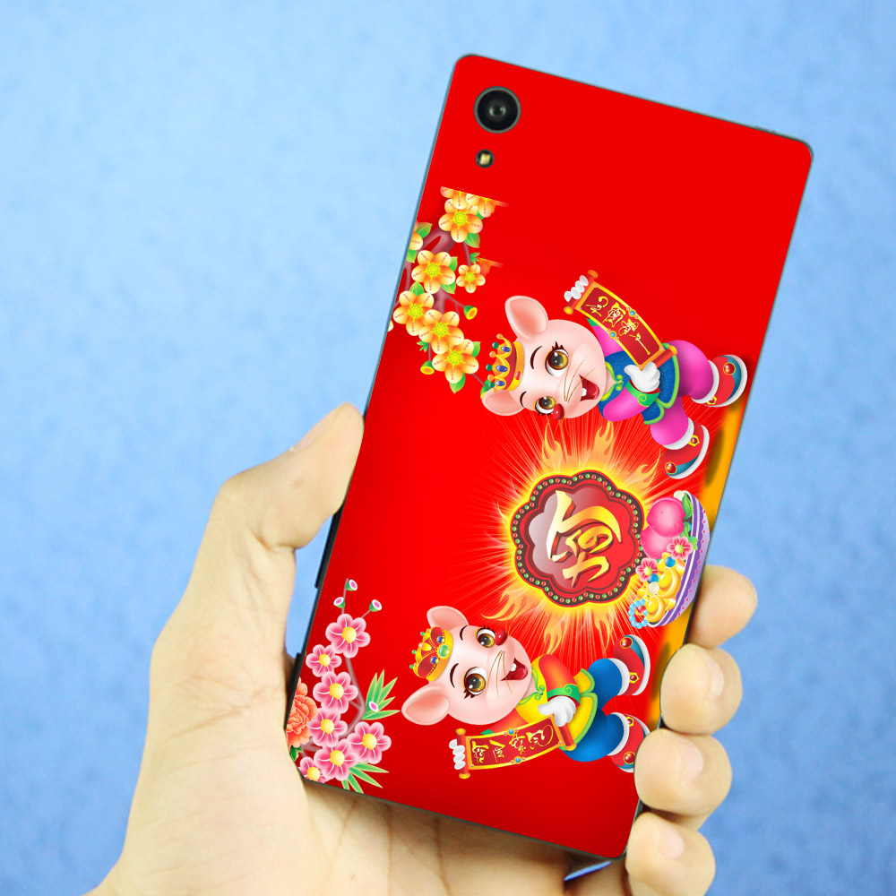 Ốp lưng điện thoại Sony Xperia XA1 Ultra - Chuột đón xuân 02 MS CDX02