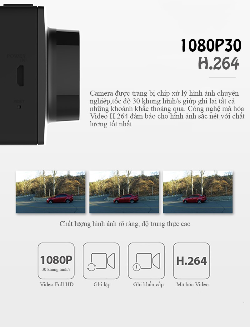 Camera Hành Trình Xiaomi Yi Car DVR 1080P