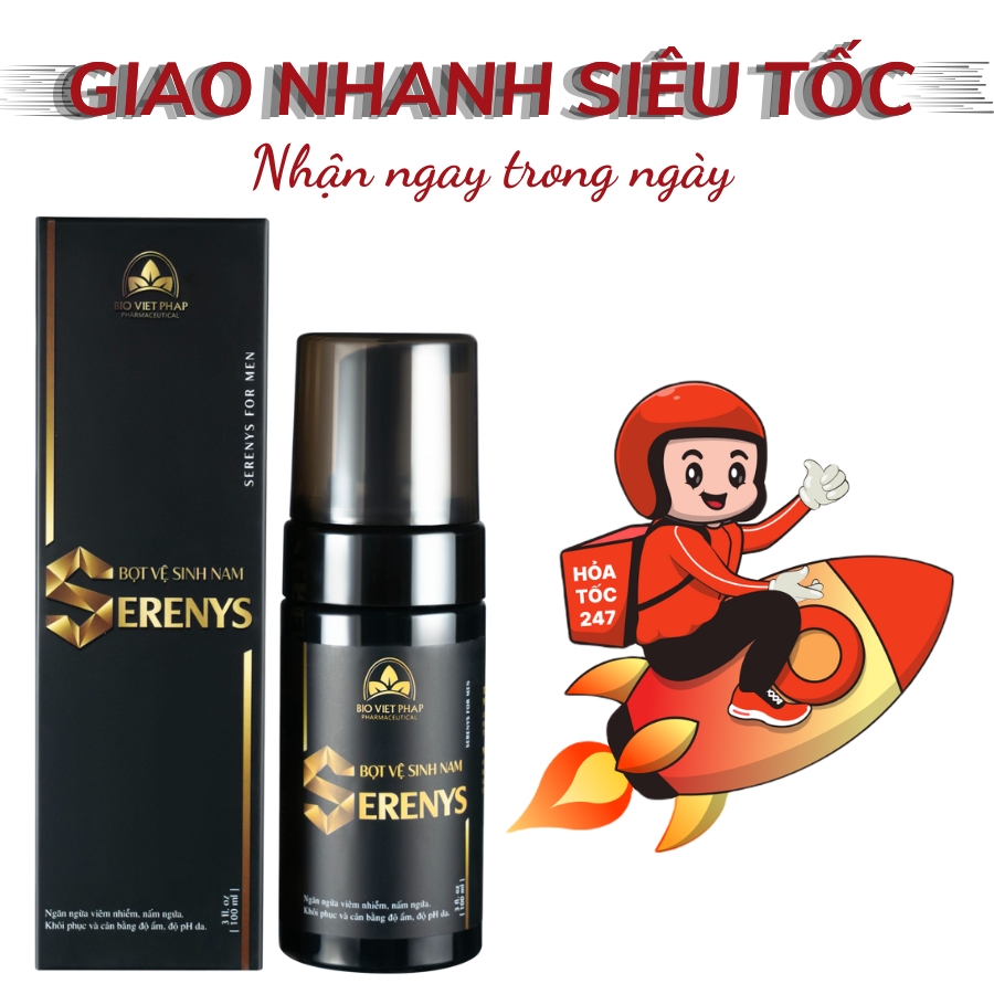 Combo 2 Bọt Vệ Sinh Nam Serenys 100ml – Dịu Nhẹ, Dễ Chịu