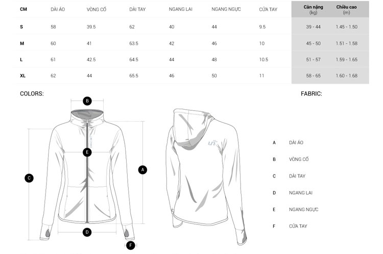 Áo Khoác Nữ LimeOrange - R3 Air Hoodie - LO18707401
