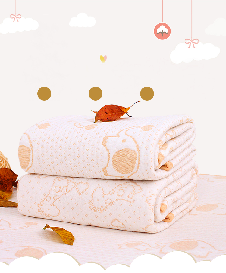 Miếng Nệm Trải Cho Em Bé Chống Nước Elephant 75X50cm