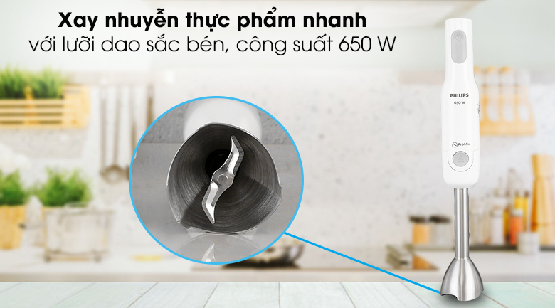 Máy xay sinh tố cầm tay philips HR2534 - Hàng chính hãng