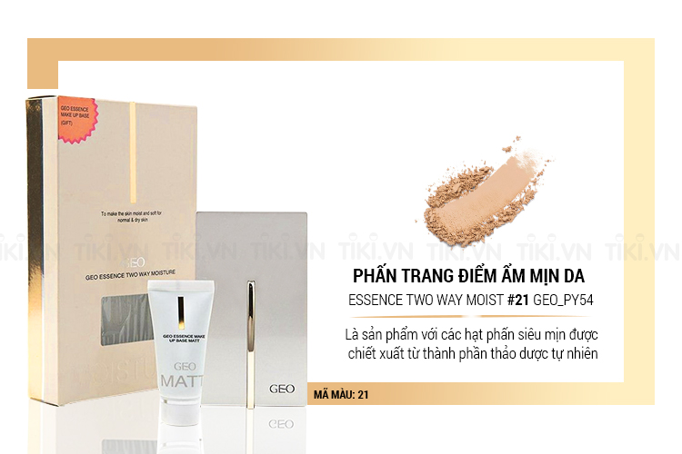 Phấn Trang Điểm Ẩm Mịn Da Essence Two Way Moist #21 Geo_Py54