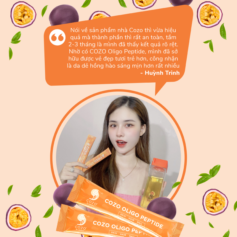 Bột Peptide COZO Oligo Peptide Giúp Tăng Cường Sản Xuất Collagen, Chống Lão Hóa, Làm Trắng Da và Dưỡng Ẩm 