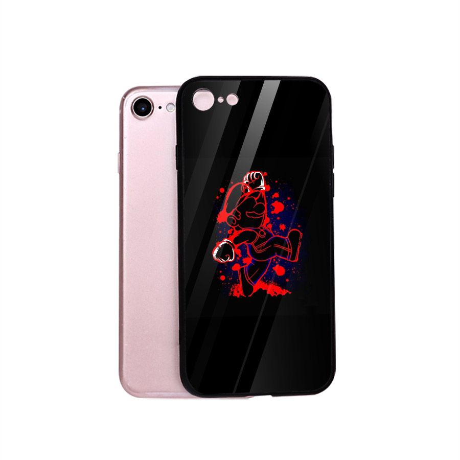 Ốp điện thoại kính cường lực cho máy iPhone 5/5s/se - super mario MS MARIO014