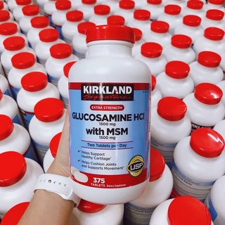 Glucosamine 1500mg MSM 1500mg Kirkland Signature  - Phục hồi sụn khớp, Giảm đau nhức xương khớp và Hỗ trợ sự vận động linh hoạt hiệu quả - QuaTangMe Extaste