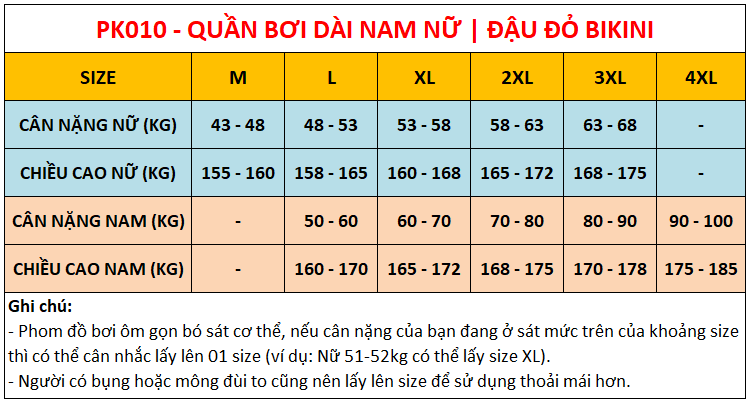 Quần bơi lẻ dài kín chân chống nắng nam nữ, chất thun bơi lạnh co giãn đa chiều đẹp, có size đại cho người béo mập, quần tập gym, yoga, bơi lội | PK010