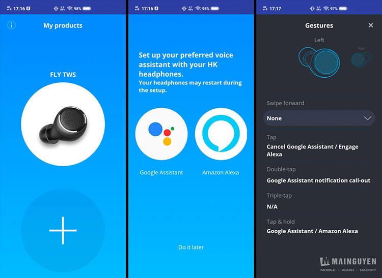 Tai Nghe Bluetooth True Wireless Harman Kardon Fly TWS - Hàng Chính Hãng