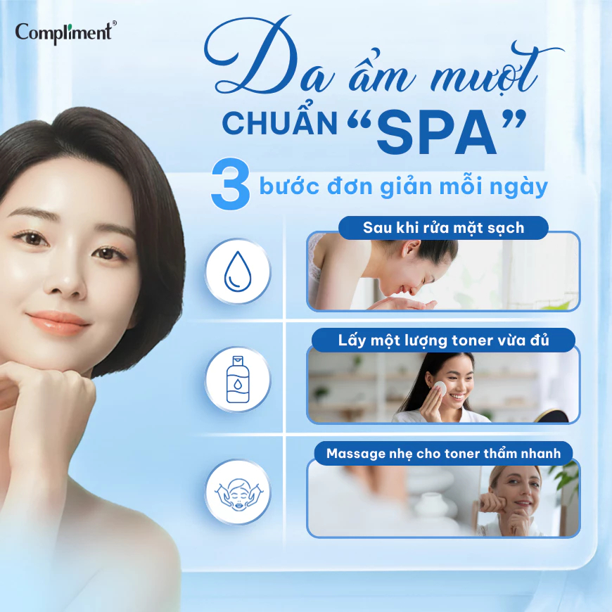 Toner Compliment No Problem Salicylic Acid Làm Sạch Da Kiềm Dầu Giảm Mụn 200ml