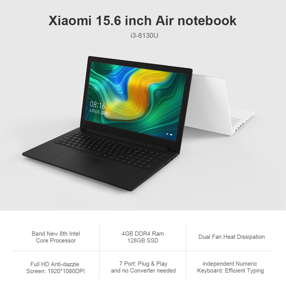 Laptop Xiaomi Mi Notebook Air Intel Core I3-8130U (15.6 Inch) Laptop Xiaomi Mi Notebook Air Intel Core I3-8130U (15.6 Inch)