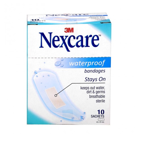 Băng keo cá nhân không thấm nước Nexcare Waterproof (10 gói hộp) 5