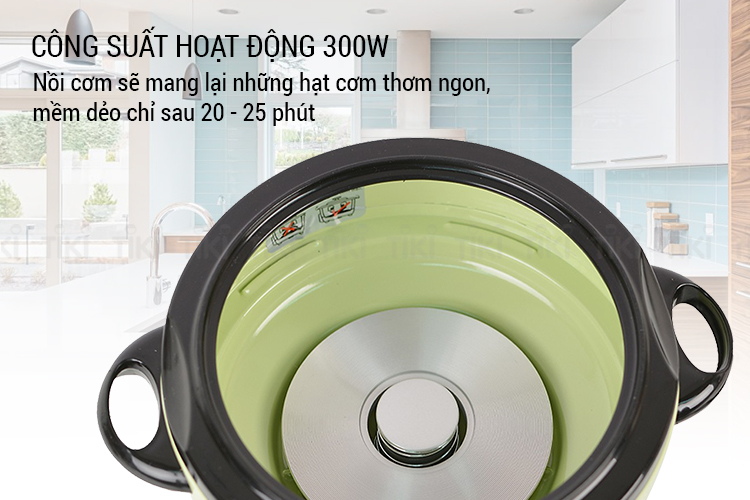 Nồi Cơm Điện Nắp Rời Cơ Happy Cook HCD-061A (0.6L) - Hàng chính hãng