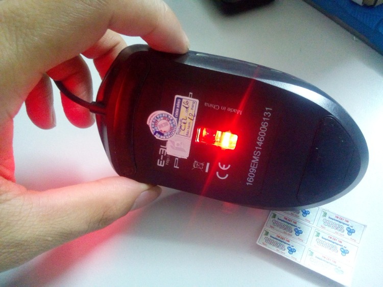 Chuột Có Dây Eblue EMS146BK - Hàng Chính Hãng - Đen