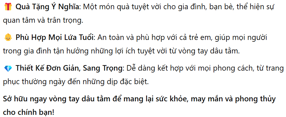 Vòng tay dâu tằm gỗ tự nhiên cho bé