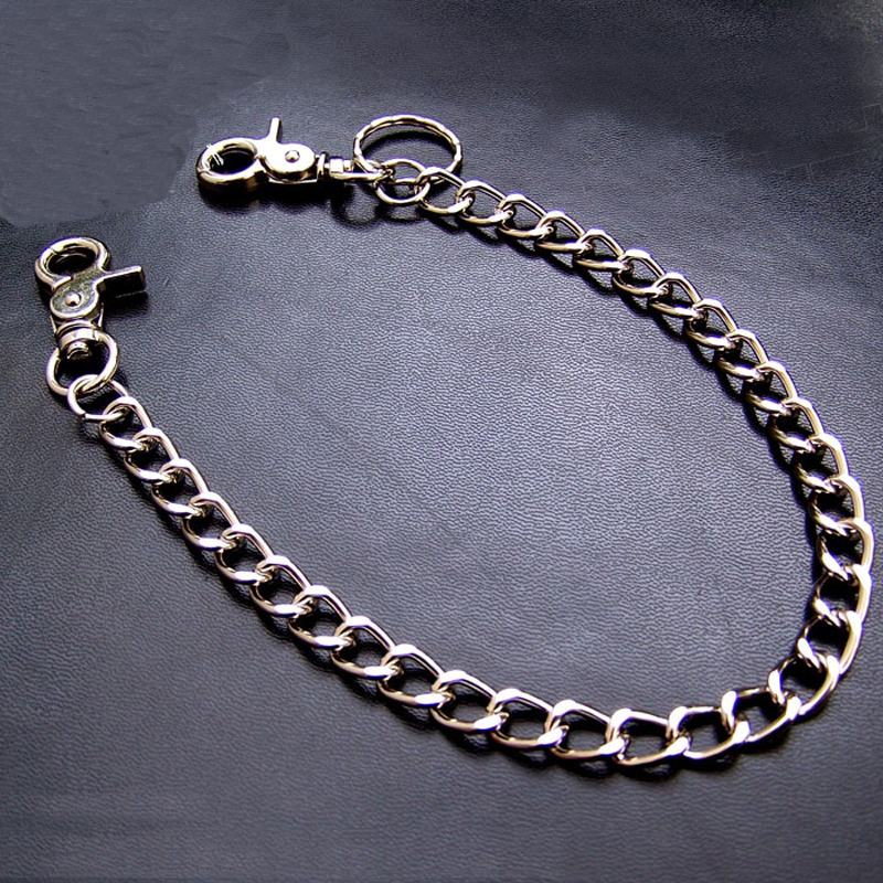 Dây xích đeo quần V.5 (Màu Bạc Dài 62 cm)