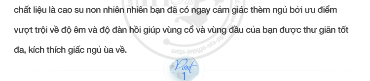 Gối ngủ cao su non HT SYS - Gối cao su non Memory Foam Nhật Bản - Gối giúp ngủ nhanh , chống mỏi vai gáy - Hàng Chính Hãng