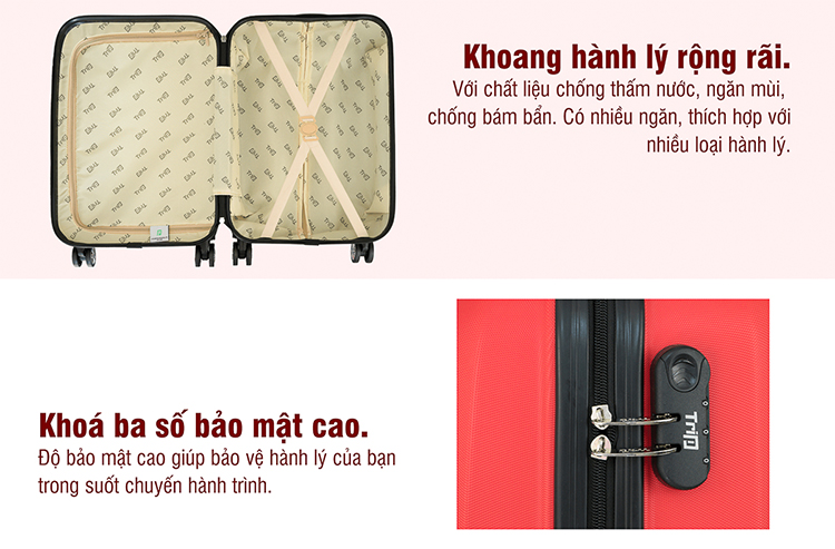 Vali Du Lịch Trip P13 size 50 (20