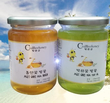 Mật ong hoa nhãn 330ml Cvdbeehoney 2