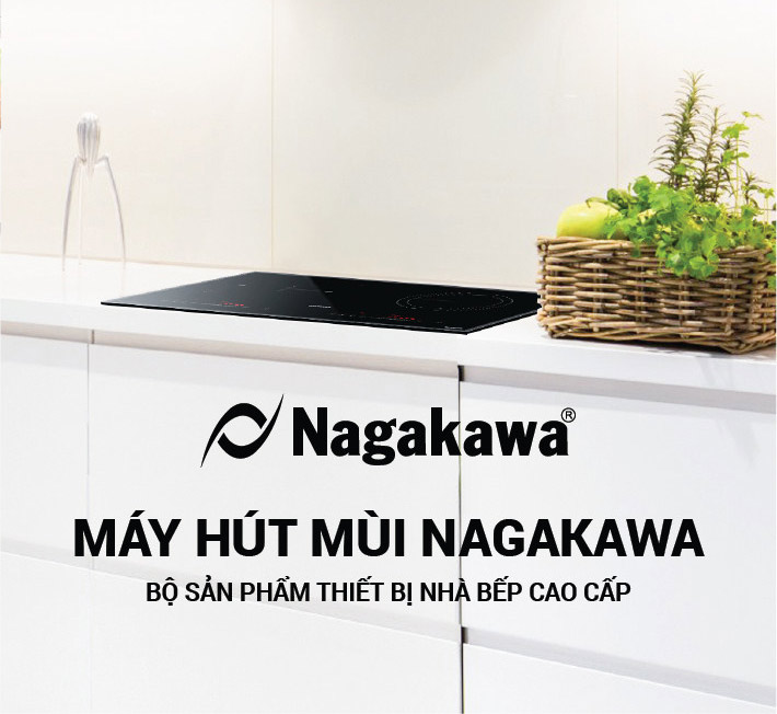 Máy Hút Mùi Kính Mở Tự Động Premium Nagakawa NAG1854 (70 cm) - Hàng Chính Hãng