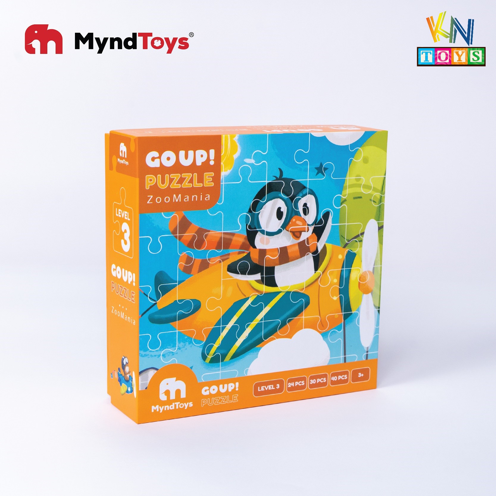 đồ chơi xếp hình myndtoys - go up puzzle - level 3 (cho bé từ 3 tuổi - nhiều chủ đề) 1