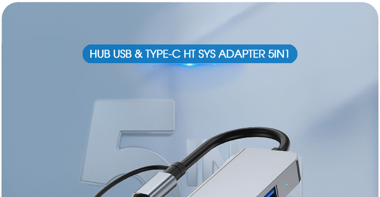 usb, hub usb ht sys 5in1