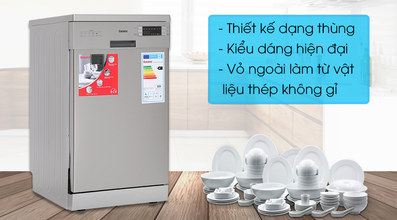 Máy Rửa Chén Galanz W45A3A401S-0E1(SS) 1850W - Chỉ giao HCM