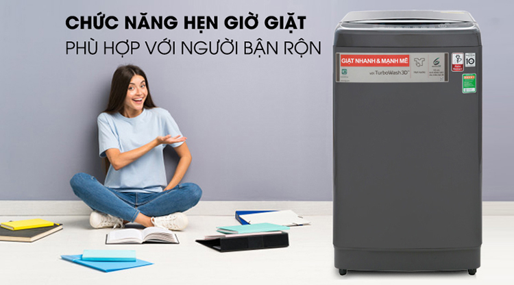 Máy Giặt Cửa Trên Inverter LG TH2113SSAK (13kg)