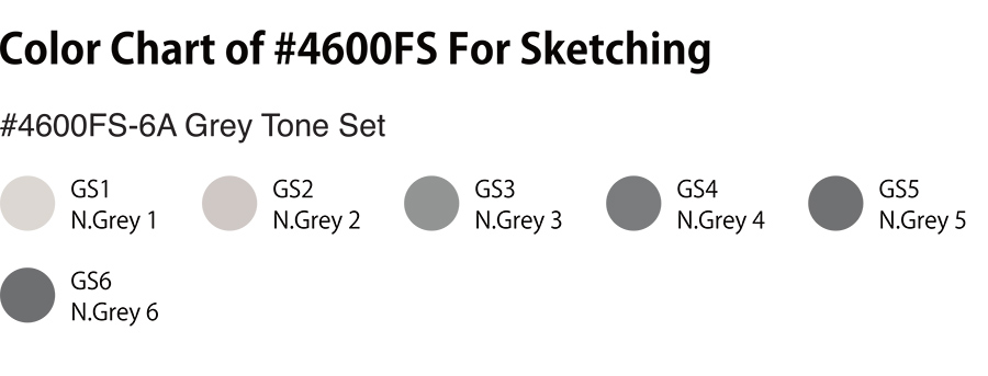 Bút Vẽ Kĩ Thuật Marvy 4600 Neutral Grey - Màu Xám