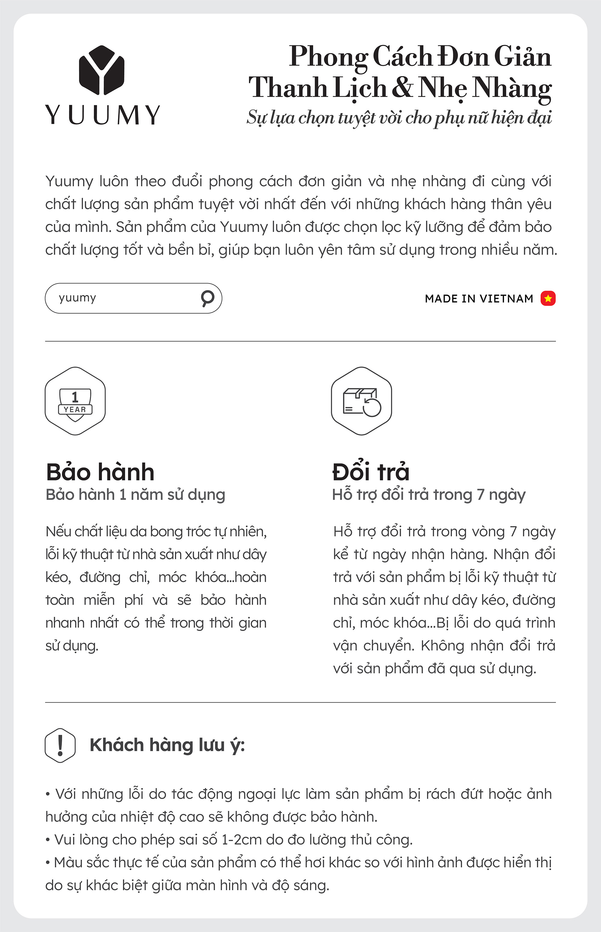 Ví Yuumy ( Thời trang nữ dáng ngắn nắp gập - Ví da Seasand YV100 )