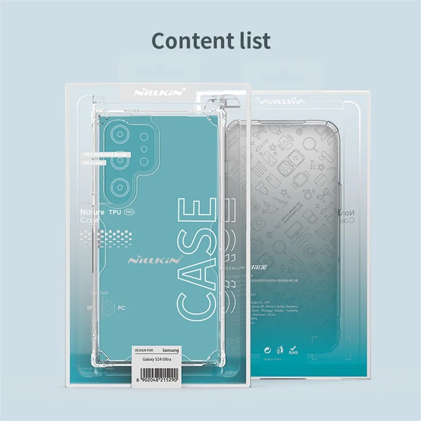 Ốp lưng TPU chống sốc cho Samsung Galaxy S24 Plus / S24 Ultra hiệu Nillkin Nature TPU Pro Case (chống chịu mọi va đập bảo vệ các góc, siêu mỏng chỉ 0.6mm) - hàng nhập khẩu