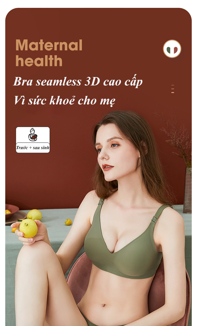 Áo lót bầu và sau sinh 3D seamless cao cấp