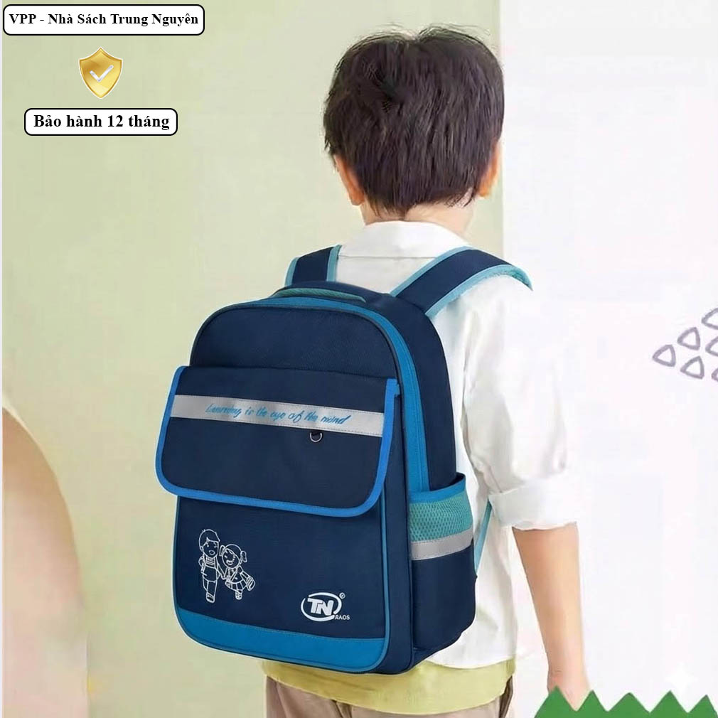 Balo bé trai tiểu học TN Bags TN.B 3014 cặp sách balo cấp 1 siêu nhẹ chống gù chống nước