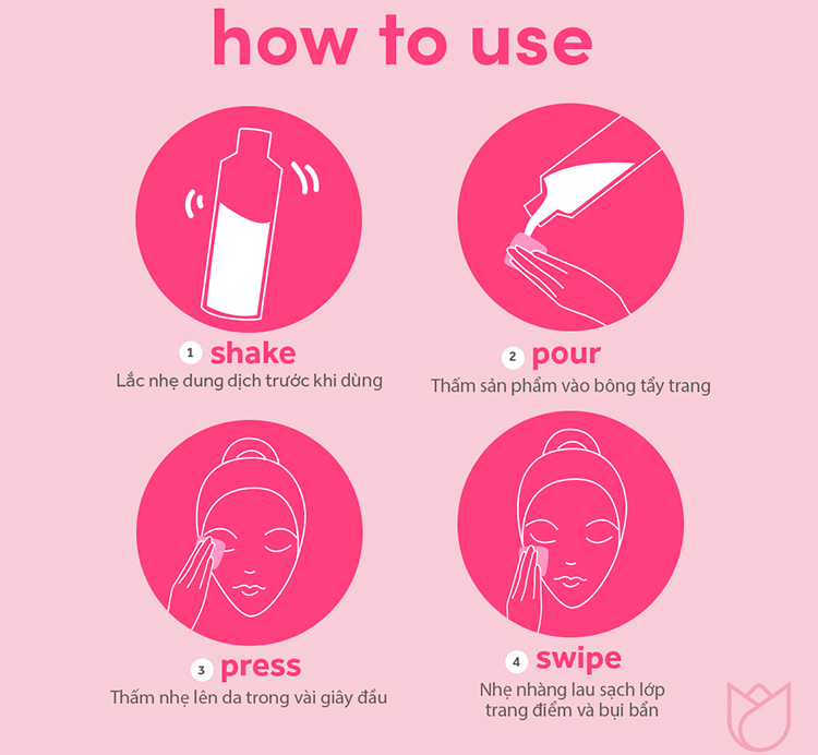 Combo 2 Nước Tẩy Trang Vitamin & Hoa Hồng Sáng Da Pond’S Micellar Water 100Ml