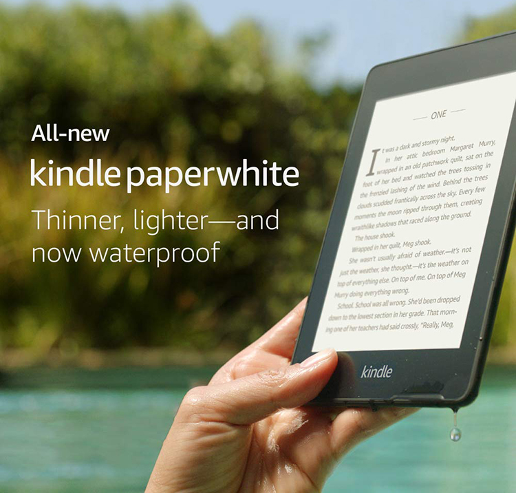 Máy đọc sách Kindle PaperWhite 2018 gen 4 (10th) - Bản 32 GB - Hàng chính hãng