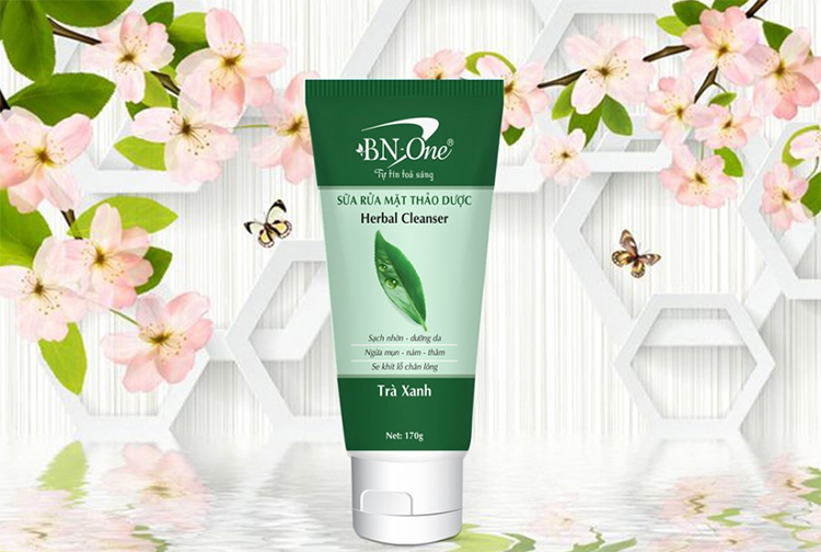 Sữa Rửa Mặt Thảo Dược Trà Xanh BN-ONE 170g