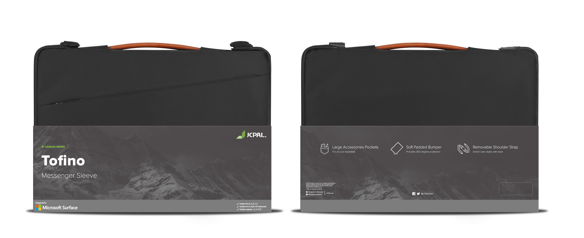 Túi Chống Sốc Quai Xách, Đeo Chéo JCPAL Tofino Messenger Dành Cho Macbook, Surface, Laptop 13 inch trở xuống - Hàng Chính Hãng 10