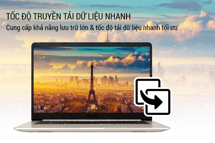 Laptop Asus Vivobook S15 S510UA-BQ111T Core i3-7100U / Win 10 15.6 inch - Hàng Chính Hãng