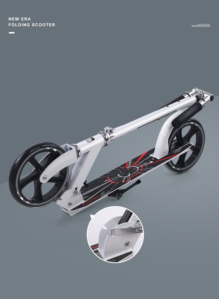 xe trượt scooter cỡ lớn, có chân chống chịu tải đến 150kg cho thiếu niên và người lớn - chính hãng eureka 3