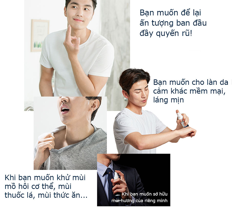 Xịt Khoáng Thơm Body - M'Solic Guy Perfume Mist (100ml)