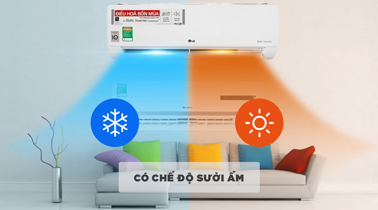 Điều Hòa 2 Chiều Inverter LG B13END (12.000Btu) - Hàng Chính Hãng - Chỉ Giao tại Hà Nội