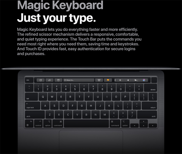 Apple Macbook Pro 2020 M1 - 13 Inchs (Apple M1/ 8GB/ 512GB) - Hàng Chính Hãng