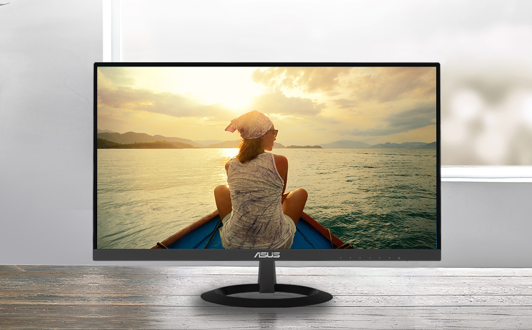 Màn Hình Siêu Mỏng Bảo Vệ Mắt Asus VZ279HE 27 inch Full HD (1920x1080) 5ms 60Hz IPS - Hàng Chính Hãng