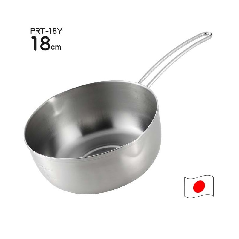 Nồi quánh bột Inox cao cấp không gỉ, bền, đẹp Tsubame, có tay cầm -hàng nội địa Nhật Bản 