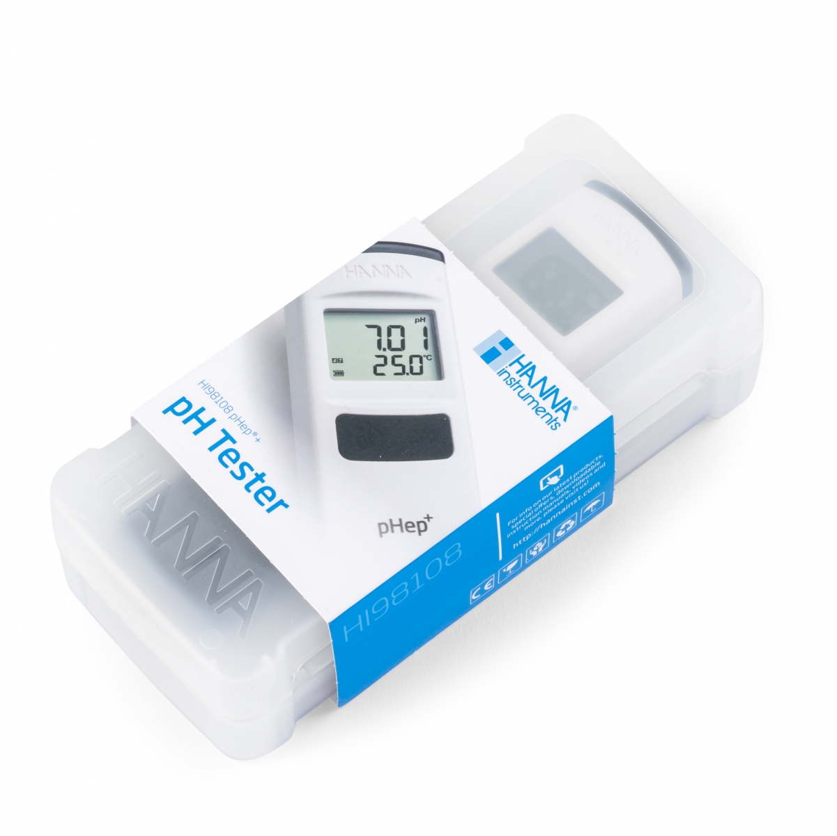 Bút Đo pH/Nhiệt Độ Với Độ Phân Giải 0.01pH HI98108