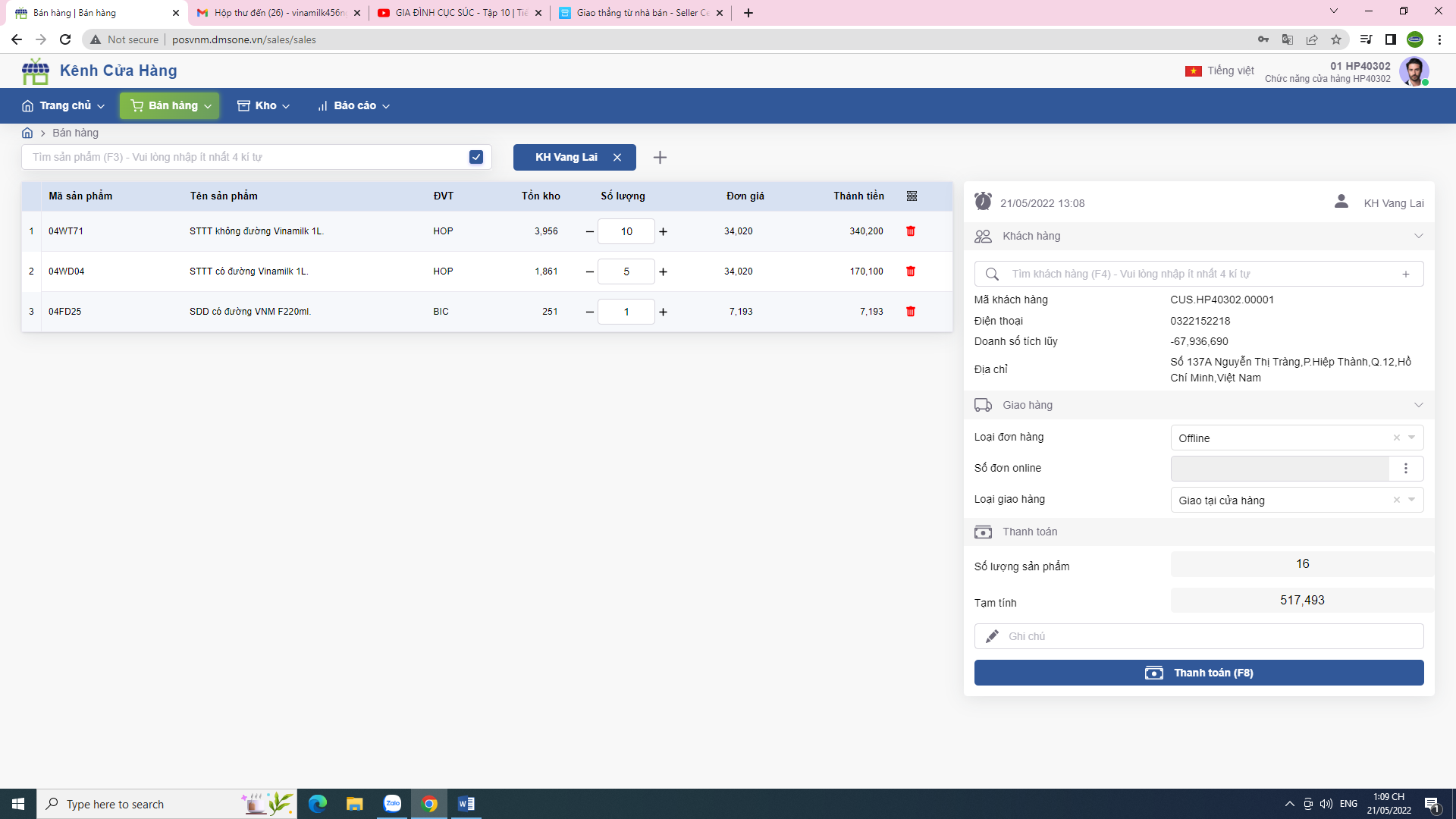 Thùng 48 hộp sữa YOKOGOLD pha sẵn 110ml