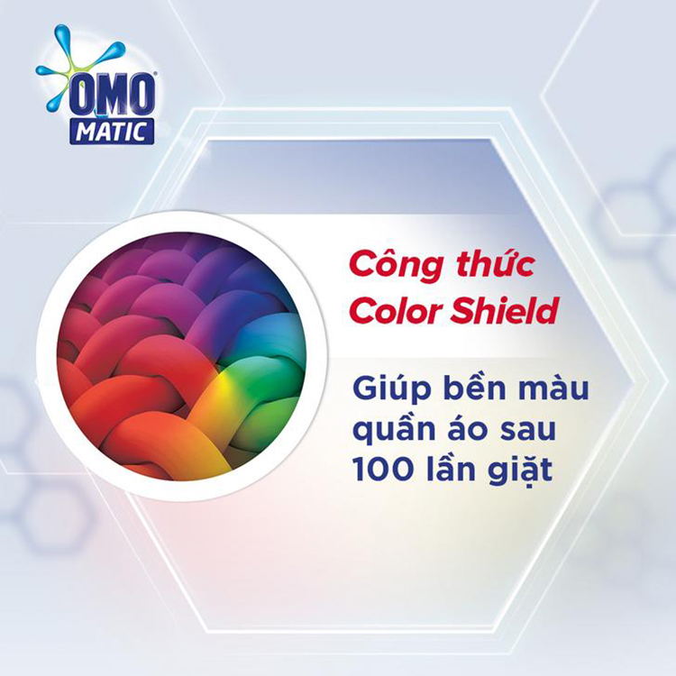 Nước Giặt OMO Matic Bền Đẹp Lựu Và Tre Cho Máy Giặt Cửa Trước (2.3kg/Túi)