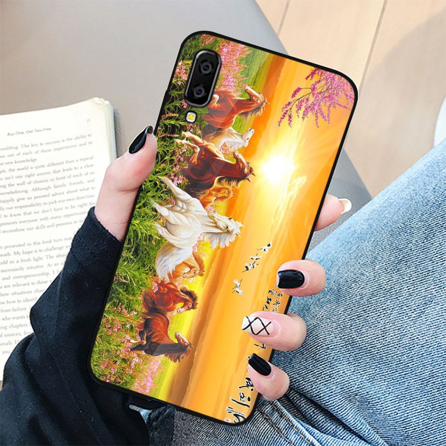 Ốp kính cường lực cho điện thoại Samsung Galaxy A7 2018/A750 - mã đáo thành công MS MDTC003