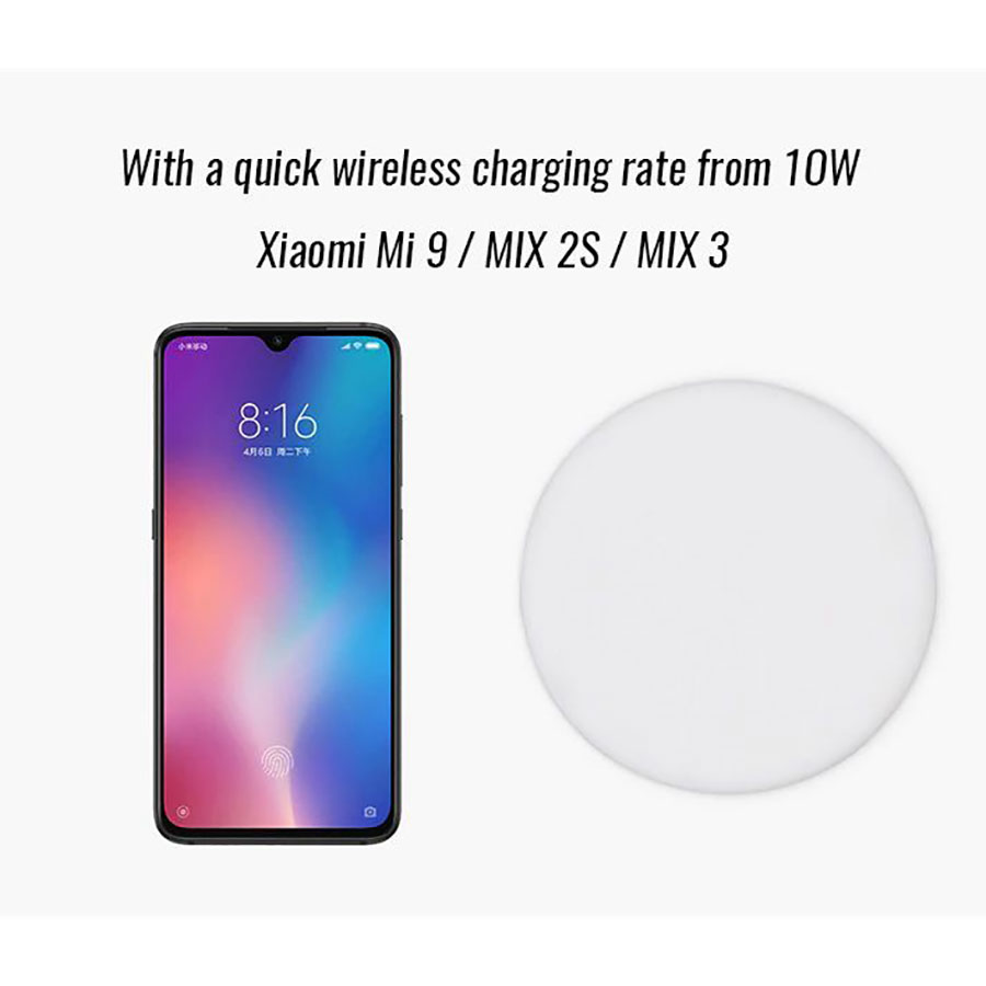 Đế sạc không dây thông minh Xiaomi Mi Wireless Charger MDY-10-EP 20W - Hàng  Nhập Khẩu - Đế sạc không dây 