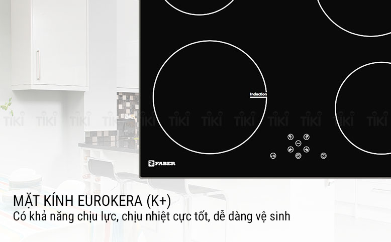 Bếp Âm 4 Vùng Nấu Điện Từ Faber FB-604IN (7400W) - Hàng Chính Hãng